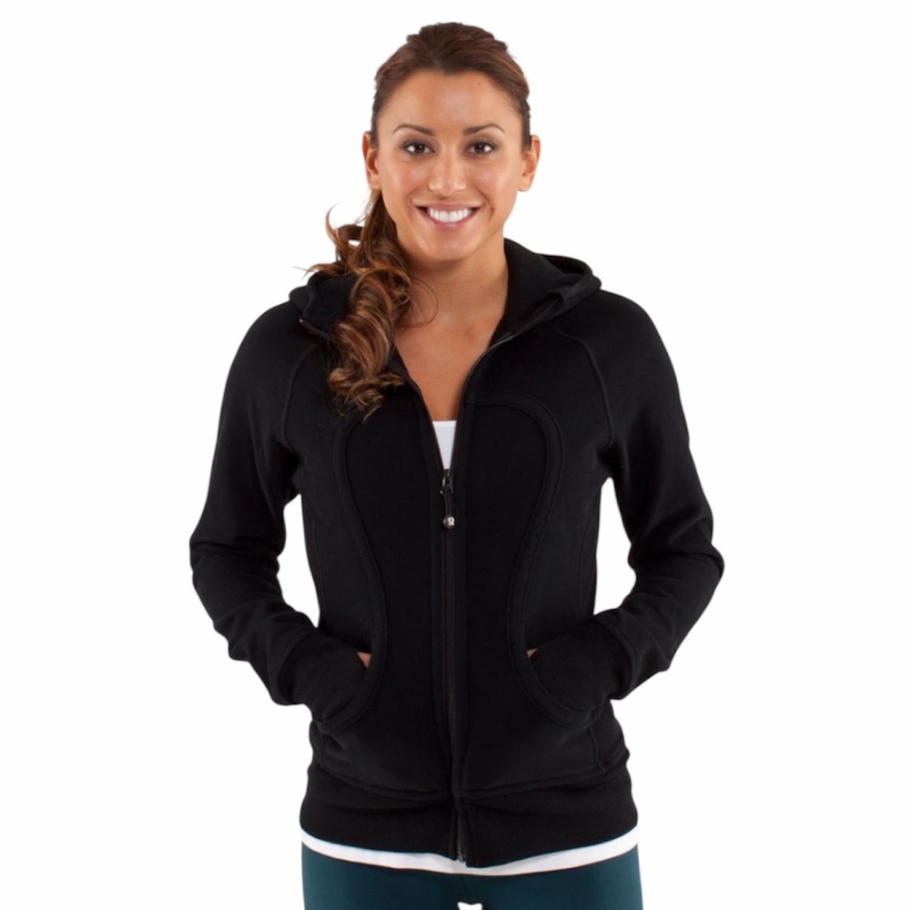 LULULEMON Scuba Hoodie - Excellent Pre-Owned Condition, Black, Women’s 10